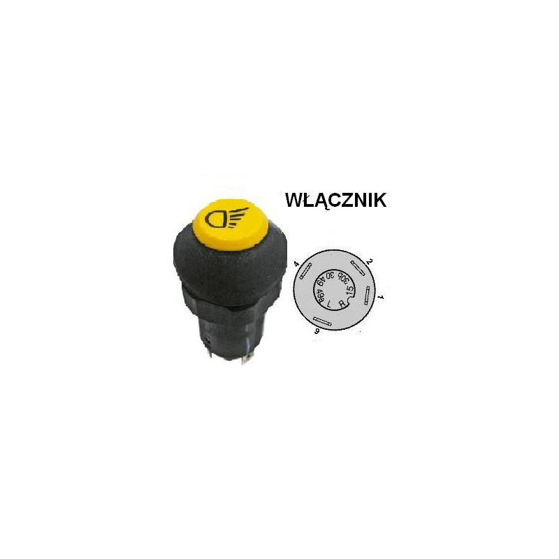 Włącznik świateł , 01177876 Pneutron 8716106754533