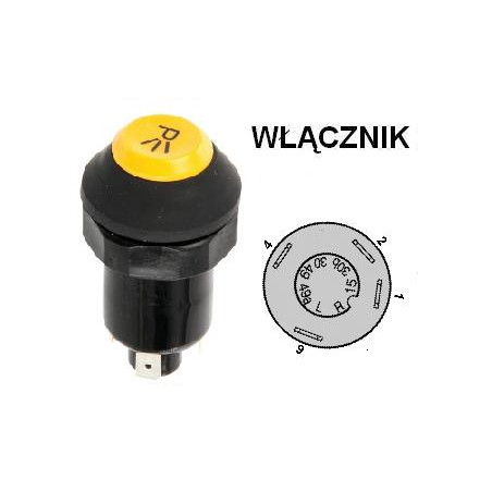 Włącznik świateł , 01177164, X830240362000, X830240358000 Pneutron 8716106754434