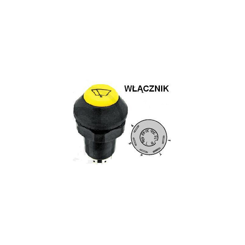 Włącznik wycieraczek , 7704001121, 7700004832, 01177161, 01177150, 133700580003 Pneutron 8716106754403