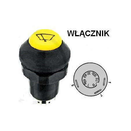 Włącznik wycieraczek , 7704001122, 7700004833 Pneutron 8716106754397