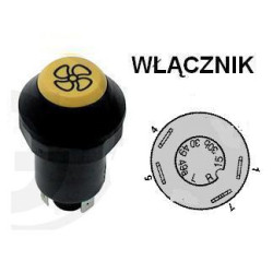 Włącznik wentylatora, 701/07900, 70107900, Pneutron 8716106754380