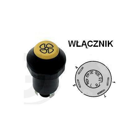 Włącznik wentylatora, 701/07900, 70107900, Pneutron 8716106754380