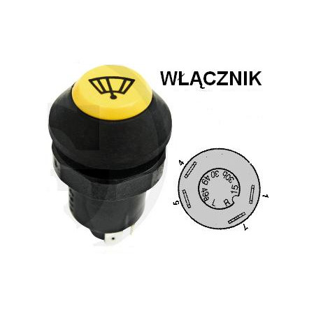 Włącznik wycieraczek , X830240087000 Pneutron 8716106754373