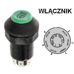 Włącznik świateł , X830240360000 Pneutron 8716106754250