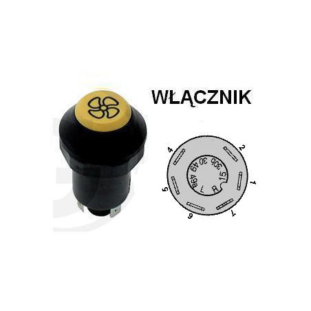 Włącznik wentylatora Pneutron 8716106754243
