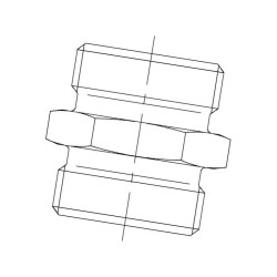 Złącze hydrauliczne BB M26x1,5 - M26x1,5 , 18L - 18L Voss 8716106787722