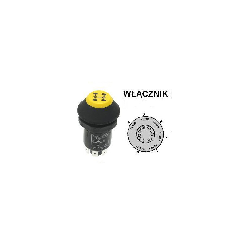 Włącznik napędu, G312900160010, G312900160011,  Pneutron 8716106754205