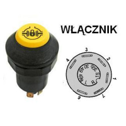 Włącznik blokady , 0008133350/10 Pneutron 8716106754182