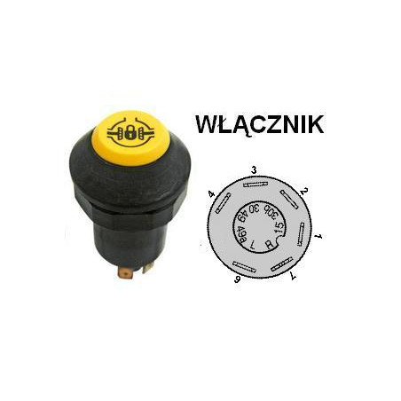 Włącznik blokady , 0008133350/10 Pneutron 8716106754182