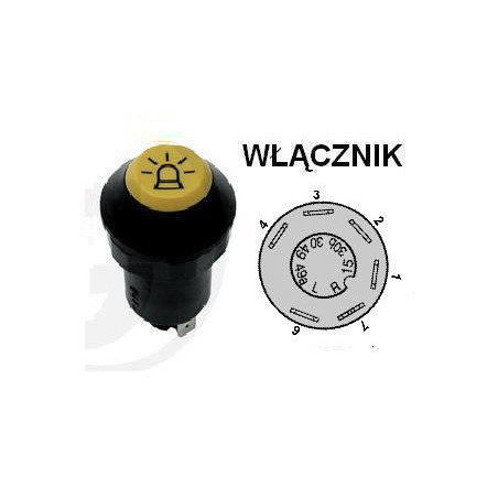 Włącznik świateł ostrzegawczych, 276591180 Pneutron 8716106754137