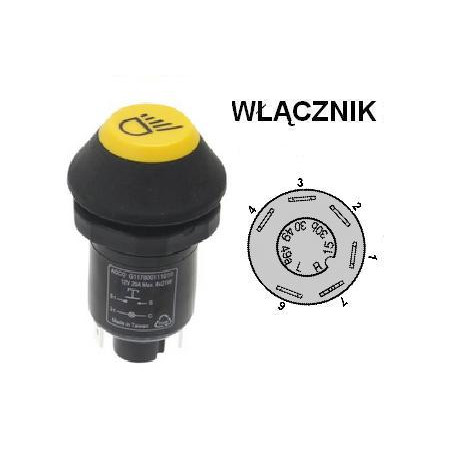 Włącznik świateł Pneutron 8716106754120