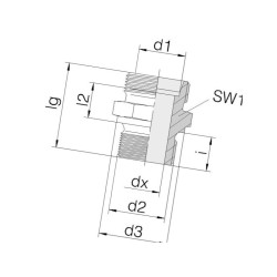 Przyłącze A, 27x2,0x30x2,0-22L Voss 10022LM27