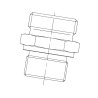Przyłącze A, gwint przyłącza 1/2"BSP-gwint złącza 30x2,0 -22L Voss 10122LR12A