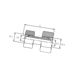 Złącze AA 26x1,5 - 30x2,0 , 18L-20S Dietzel 512GVO18L20S
