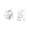 Śrubunek L, regulowany ELVD15L Voss ELVD15L