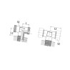 Trójnik gwintowany nastawny TEV8LM12 Voss TEV8LM12