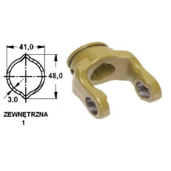 Widłak na profil 41x48-1 040440Z