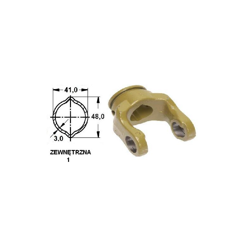 Widłak na profil 41x48-1 040440Z