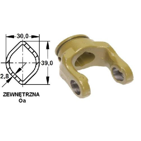 Widłak na profil 30x39-OA 040456Z