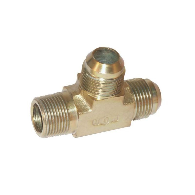 Przyłącze trójnikowe pionowe, gwint przyłącza 1/4"BSPT-gwint złącza 9/16"JIC Alfagomma LIN0904