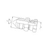 Adapter 9/16 x M20 JIC/M