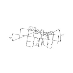 Złącze AA 1/2"BSP x 9/16"JIC Burnett & Hillman 516FFBJ0809