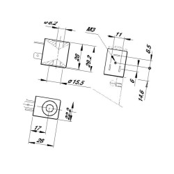 Cewka elektromagnetyczna MW 22 W0215000101 Metal-Work 8024986000214