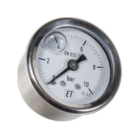 Manometr fi 40 0–10 bar, 1/8"-tył