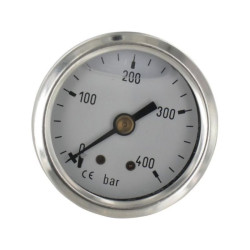 Manometr fi 40 0–400 bar, 1/8"-tył
