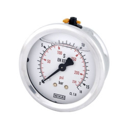 Manometr fi 63 0-16 bar, 1/4" -tył WIKA 5700037708911
