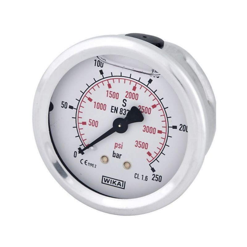 Manometr fi 63 0-250 bar, 1/4" -tył WIKA 5700037708997