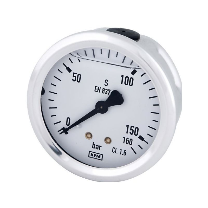 Manometr fi 63 0-160 bar, 1/4" -tył WIKA 5700037708980