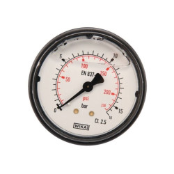 Manometr fi 63 0-16 bar, 1/4" -tył WIKA MA6316B04PLGF