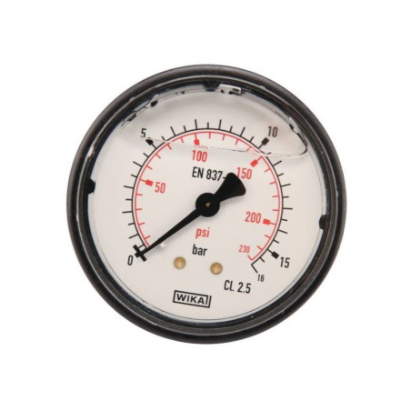 Manometr fi 63 0-16 bar, 1/4" -tył WIKA MA6316B04PLGF