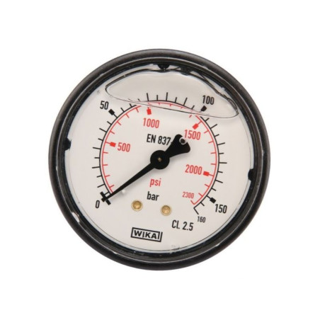 Manometr fi 63 0-160 bar, 1/4" -tył WIKA MA63160B04PLGF