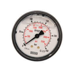 Manometr fi 63 0-250 bar, 1/4" -tył WIKA MA63250B04PLGF