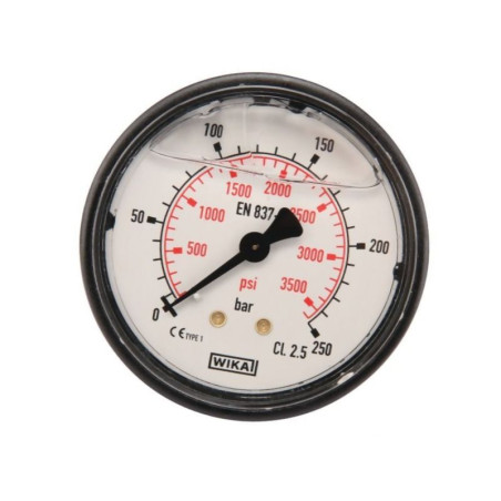 Manometr fi 63 0-250 bar, 1/4" -tył WIKA MA63250B04PLGF