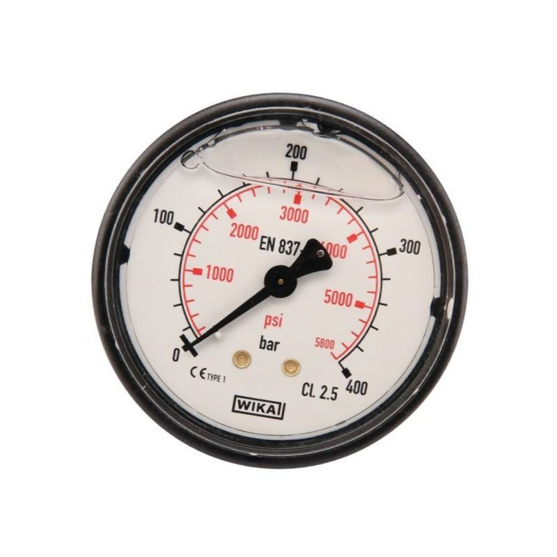 Manometr fi 63 0-400 bar, 1/4" -tył WIKA MA63400B04PLGF