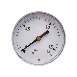 Manometr fi 63 0-1,6 bar, 1/4" -tył