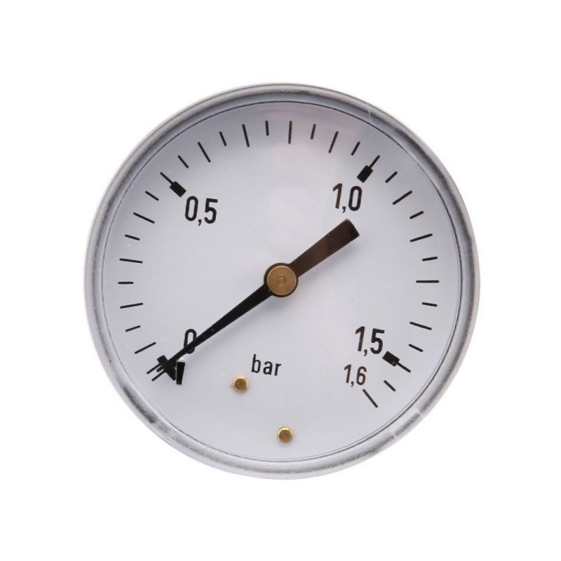 Manometr fi 63 0-1,6 bar, 1/4" -tył