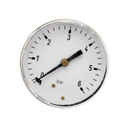 Manometr fi 63 0-6,0 bar, 1/4" -tył
