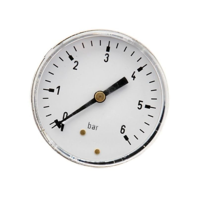 Manometr fi 63 0-6,0 bar, 1/4" -tył