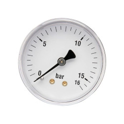 Manometr fi 63 0-16 bar, 1/4" -tył