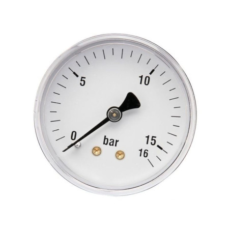 Manometr fi 63 0-16 bar, 1/4" -tył