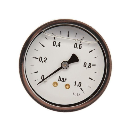 Manometr fi 63 0-1,0 bar, 1/4" -tył