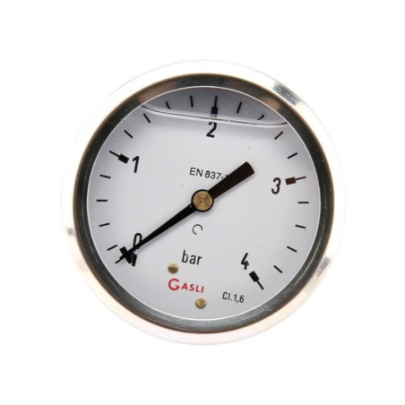 Manometr fi 63 0-4,0 bar, 1/4" -tył