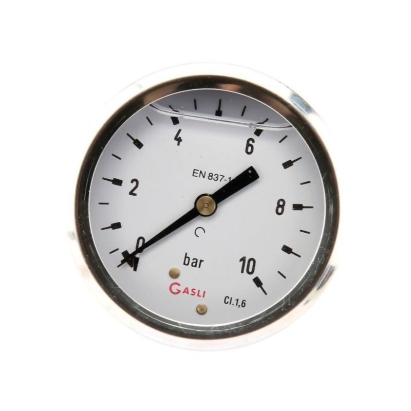 Manometr fi 63 0-10 bar, 1/4" -tył