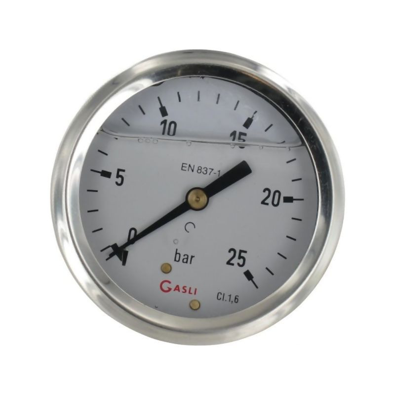 Manometr fi 63 0-25 bar, 1/4" -tył