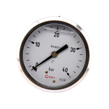 Manometr fi 63 0-40 bar, 1/4" -tył