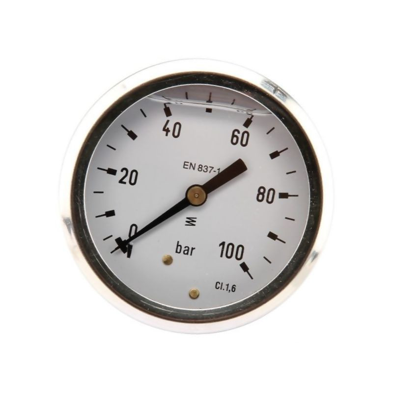 Manometr fi 63 0-100 bar, 1/4" -tył